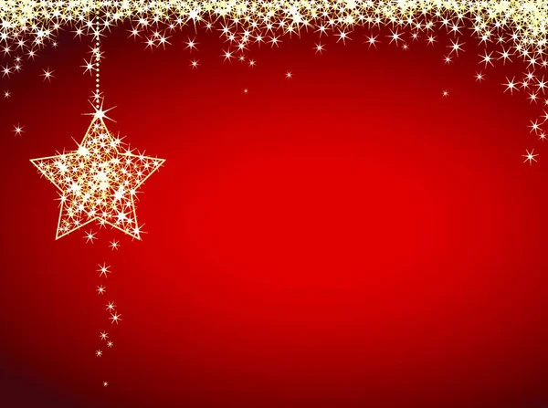 Glitter Tarjeta Navidad Icono Vector Ilustración — Vector de stock