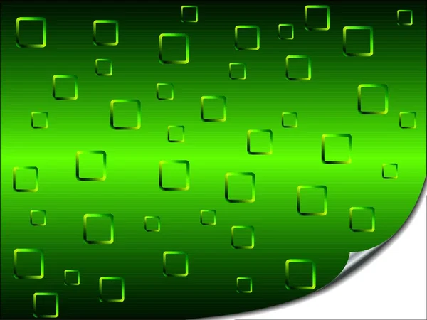 Illustration Der Grünen Blasen — Stockvektor