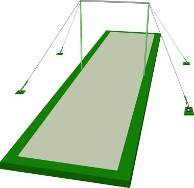 Yatay çubuk, grafik vektör illüstrasyonu
