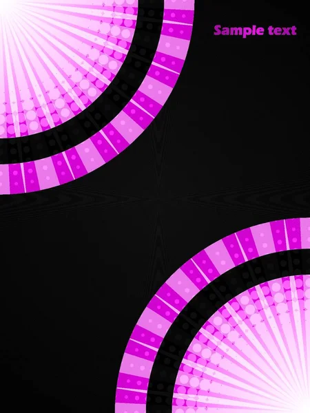 抽象的なピンクのハーフトーンのイラスト — ストックベクタ