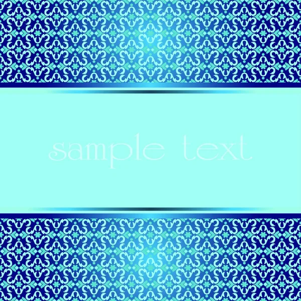Illustration Vectorielle Conception Couverture Bleue — Image vectorielle