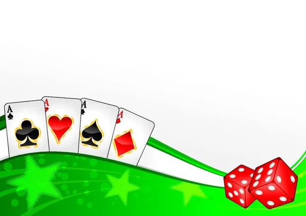 Fond Casino Illustration Vectorielle Graphique — Image vectorielle