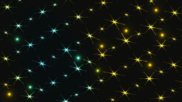 抽象的な星の夜の背景ベクトル図 — ストックベクタ