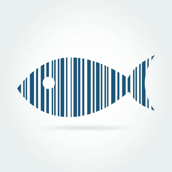 Pesce Astratto Illustrazione Vettoriale Colorata — Vettoriale Stock