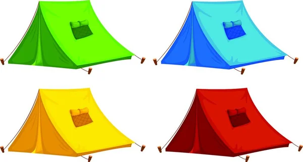 帐篷的图解 — 图库矢量图片