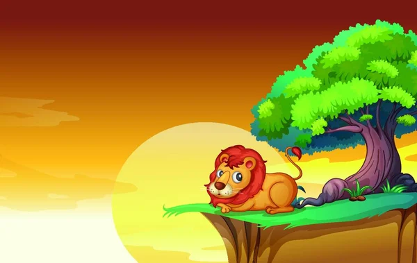 Illustration Lion — Image vectorielle