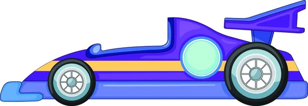 Fioletowy Samochód Wektor Ilustracji — Wektor stockowy
