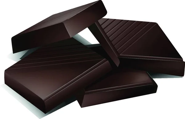 Illustration Chocolate — Stock Vector