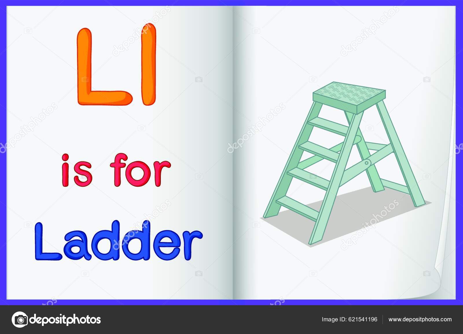 Picture Ladder Book Stock Vector by ©YAY_Images 621541196