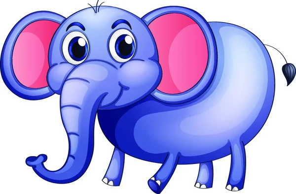 Illusztráció Elefánt — Stock Vector