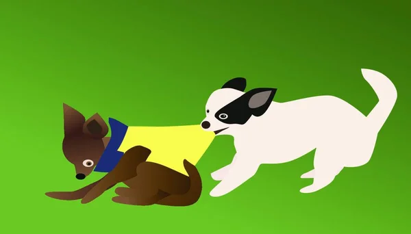 Chihuahua ベクトル図シンプルなデザイン — ストックベクタ