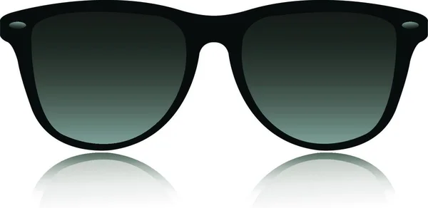 Sluneční Brýle Vektorové Ilustrace Jednoduchá Konstrukce — Stockový vektor