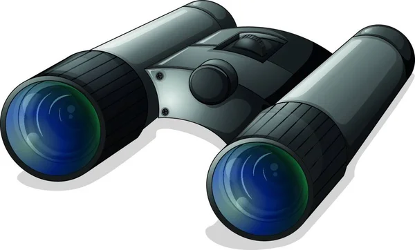 Binocular Vector Ilustración Diseño Simple — Archivo Imágenes Vectoriales