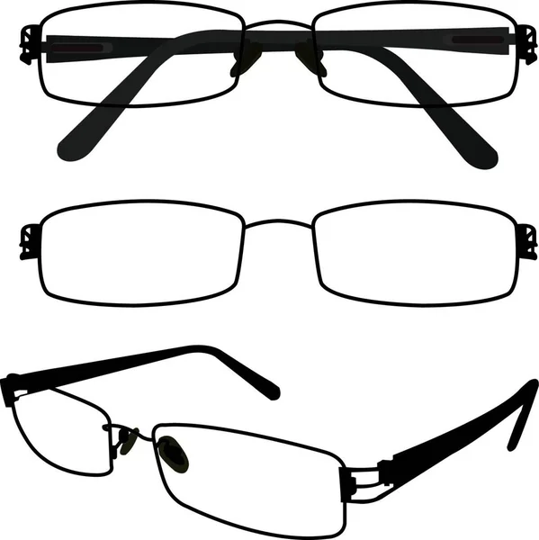 Óculos Ilustração Vetorial Design Simples — Vetor de Stock