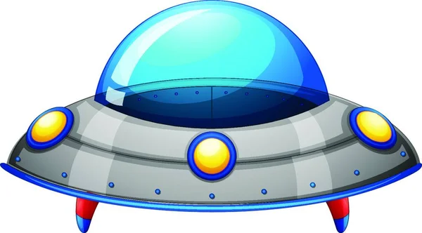 Spacecraft Spaceship Icon Vector Illustration — Stock Vector