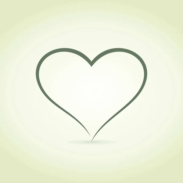 Heart Vector Illustration Simple Design — Stock Vector