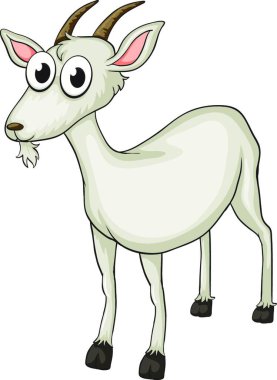 Keçi, vektör çizimi basit tasarım