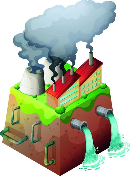 Υπερθέρμανση Του Πλανήτη Διανυσματική Απεικόνιση Απλή Σχεδίαση — Διανυσματικό Αρχείο