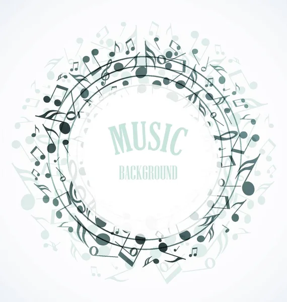 Illustration Fond Musical — Image vectorielle