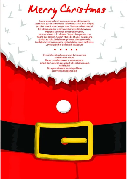 Illustration Fond Père Noël — Image vectorielle