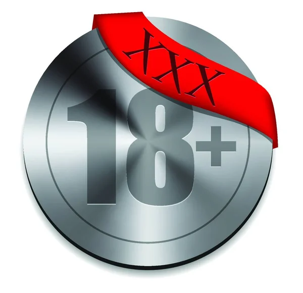 Pictograma Butonului Xxx Ilustrație Vectorială — Vector de stoc