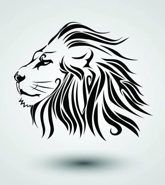 Иллюстрация Племенного Льва — стоковый вектор