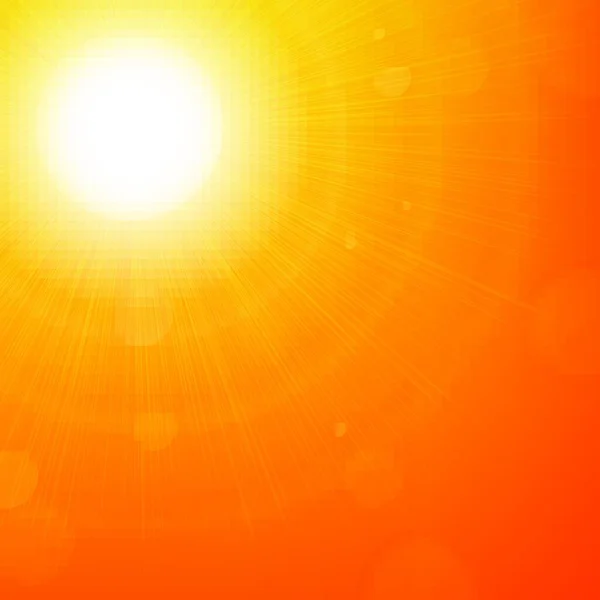 Illustration Bakgrunden Till Solen — Stock vektor