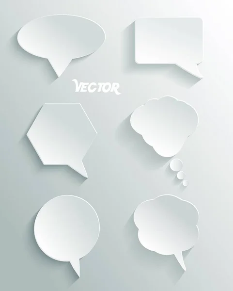 Burbujas Voz Vector Ilustración — Vector de stock