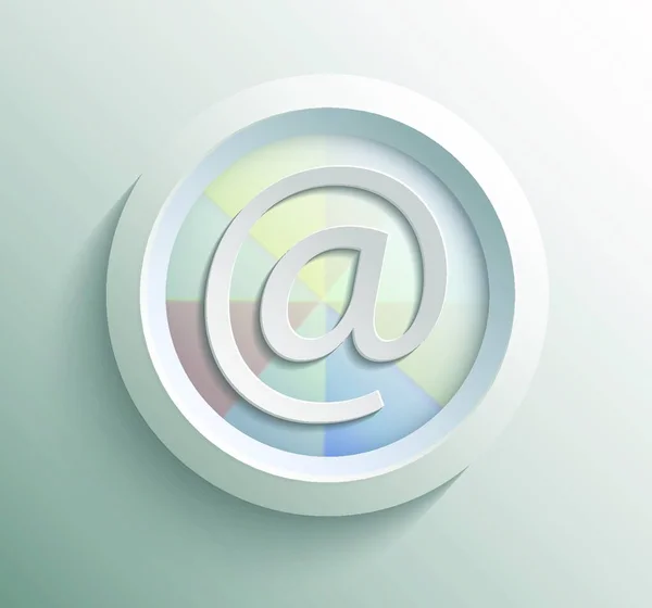 Email Icona Semplice Illustrazione Vettoriale — Vettoriale Stock