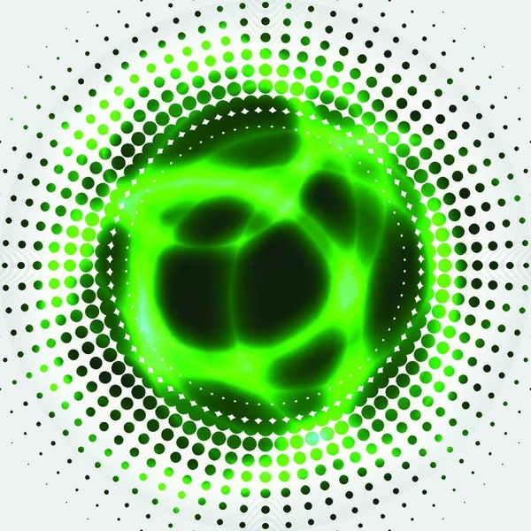 Green Plasma Vector Background — Stock Vector