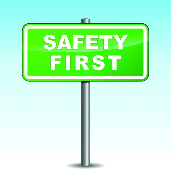 Vector Safety Signpost Design — Stockový vektor