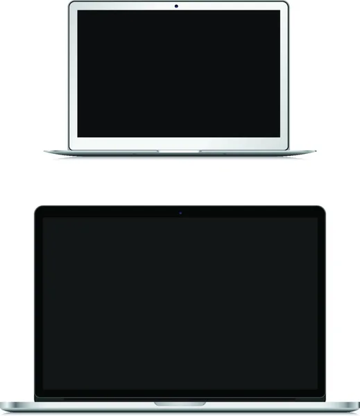 Macbook Ilustración Simple Tela — Vector de stock