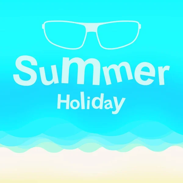 Sommer Ferien Vektor Illustration — Stockvektor