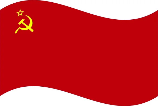 矢量旗 苏联的矢量说明 — 图库矢量图片