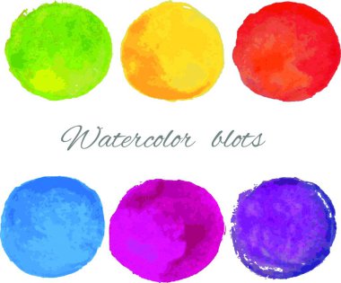 Boya lekeleri ile soyut arkaplan şablonu