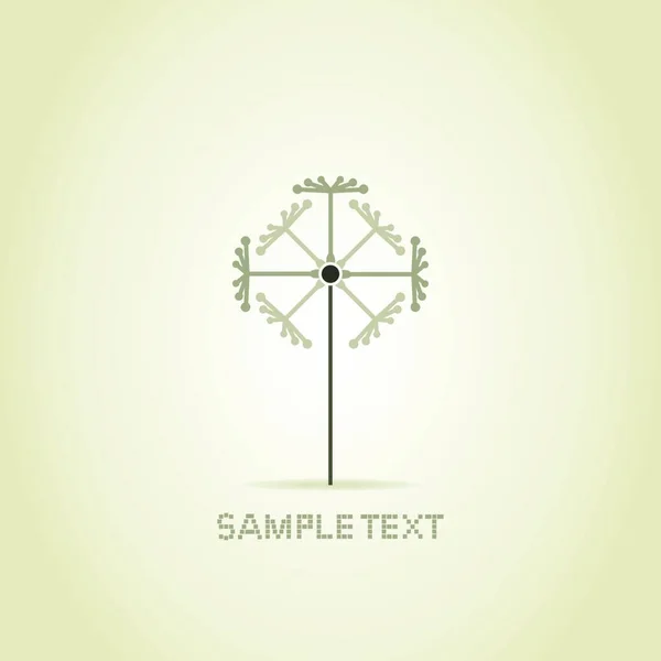 タンポポの花 グラフィックベクトルのイラスト — ストックベクタ