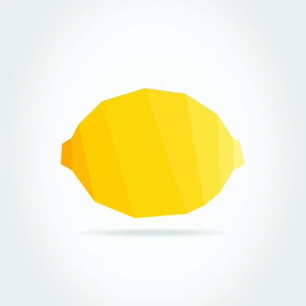 Fresco Orgánico Limón Vector Ilustración — Vector de stock