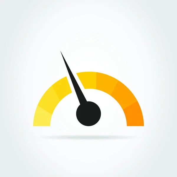 Speedometer Graphic Vector Illustration — Stock Vector