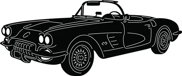 Автомобильный Силуэт Веб Простая Иллюстрация — стоковый вектор