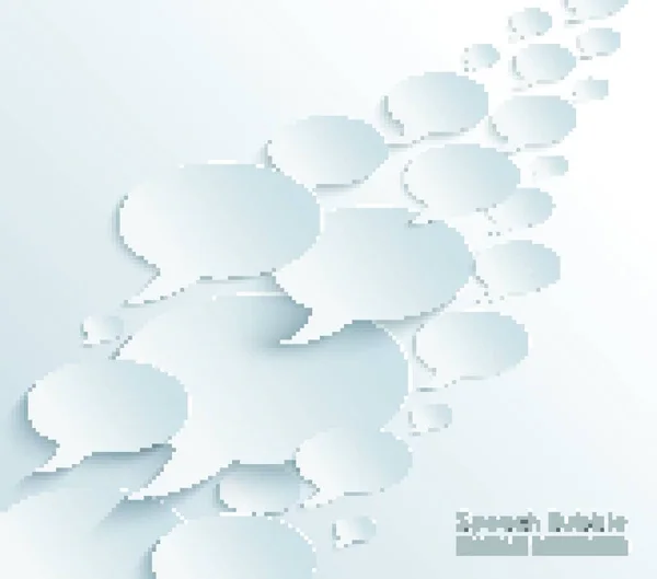 Illustration Speech Bubble Background — Stock Vector