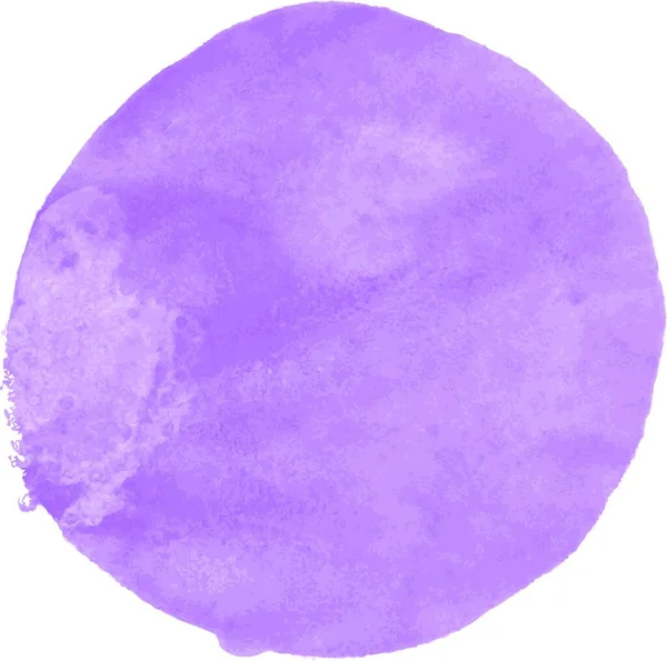 Ilustracja Akwareli Lilac Blot — Wektor stockowy