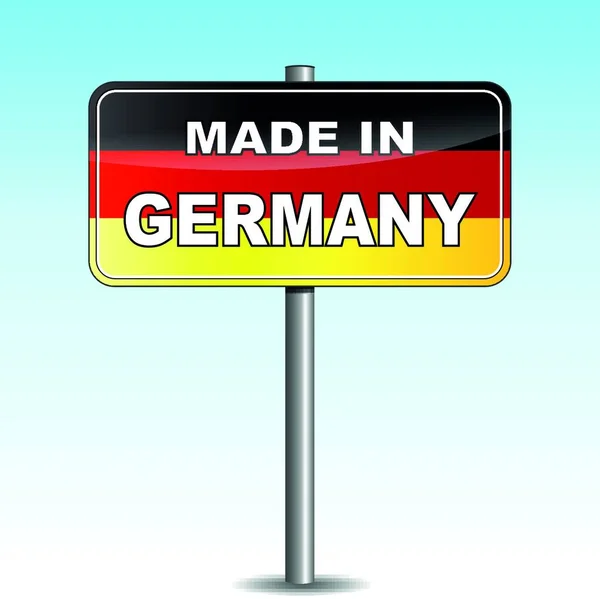 Illustration Des Made Germany — Stockvektor