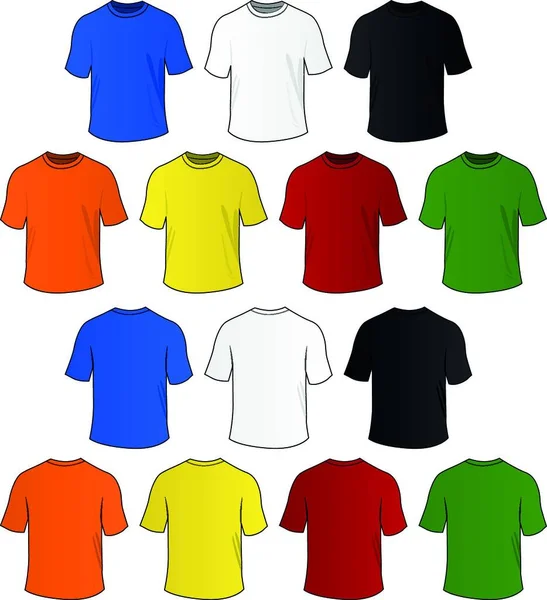 Abbildung Der Vector Shirts — Stockvektor