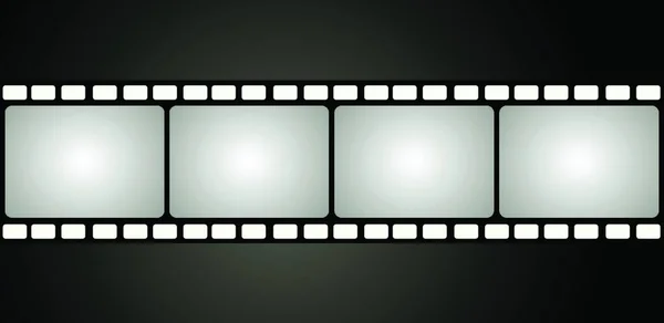 Illustration Cadre Film Grunge — Image vectorielle
