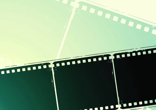 Grunge Film Çerçevesinin Çizimi — Stok Vektör