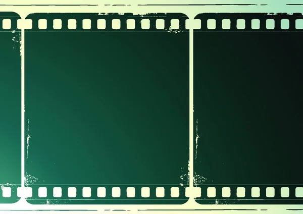 Illustration Cadre Film Grunge — Image vectorielle