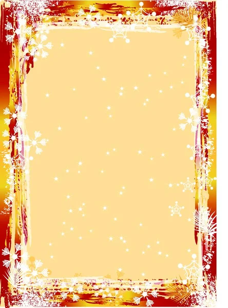 白雪的背景 彩色矢量插图 — 图库矢量图片