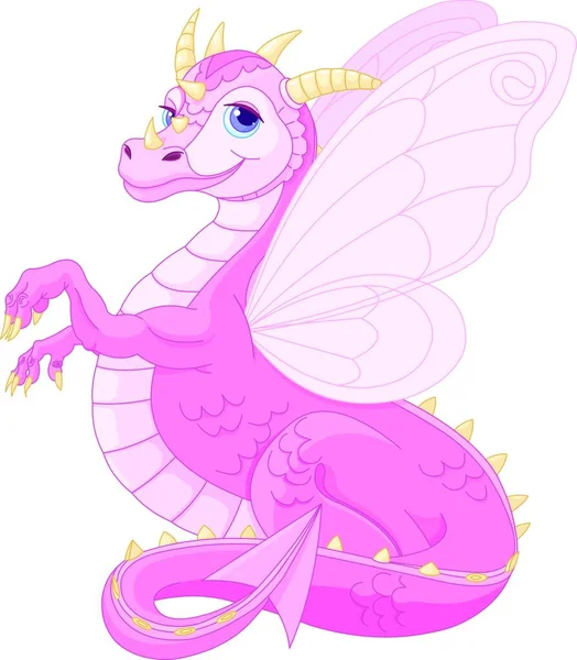 Illustration Art Dragon Animal Mystique — Image vectorielle