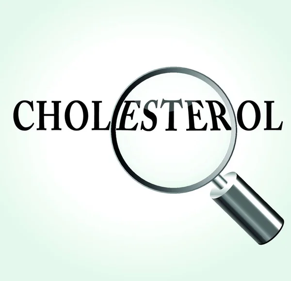 Vector Cholesterol Concept Pictogram Vector Illustratie — Stockvector