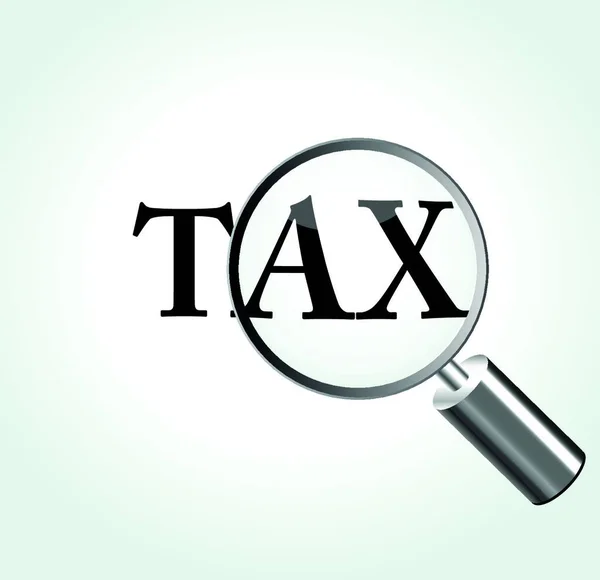 Tax Icona Vettoriale Illustrazione — Vettoriale Stock